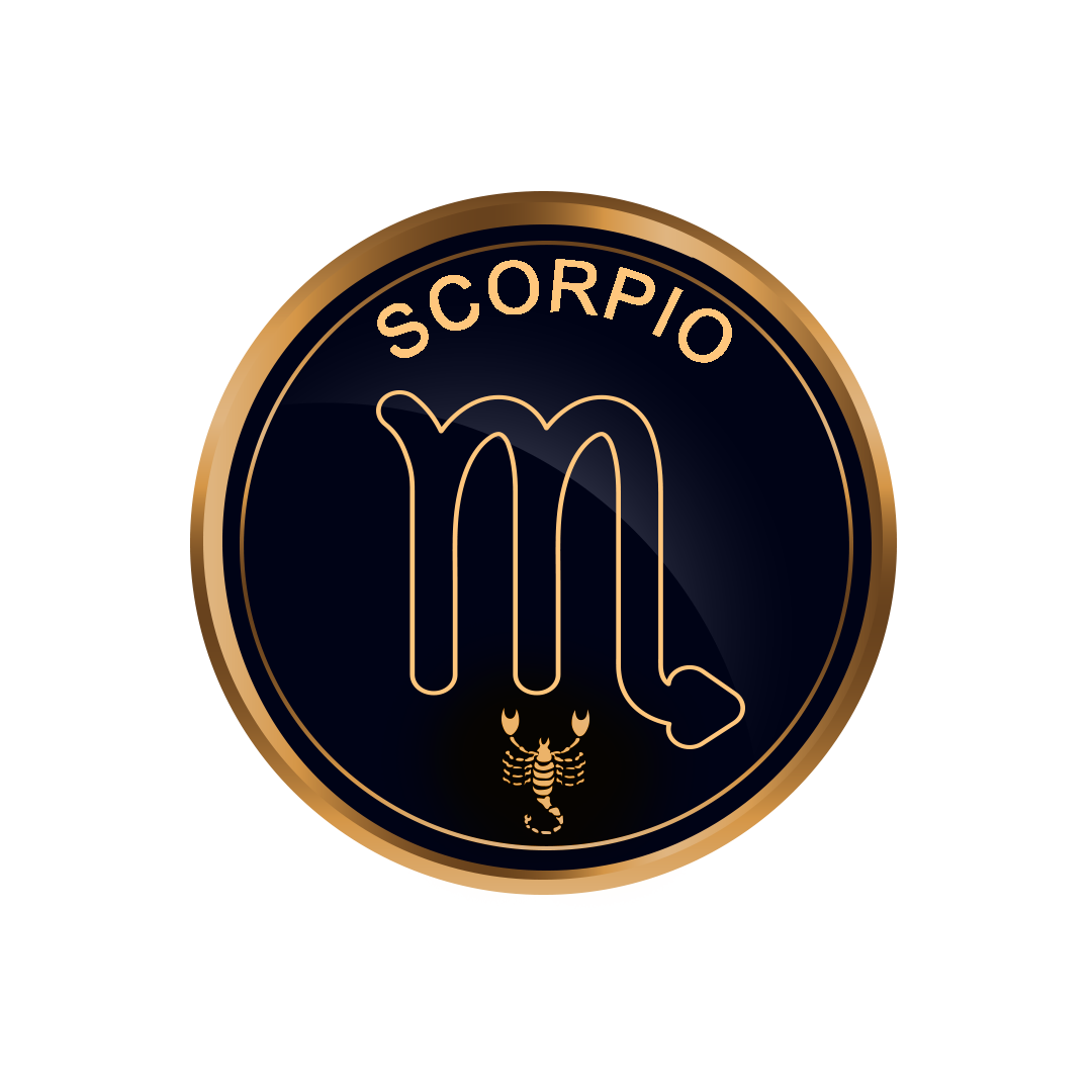 Golden Scorpio png, Gold Scorpio symbol, Scorpio zodiac sign png, picsart transparent Scorpio png full hd images download
